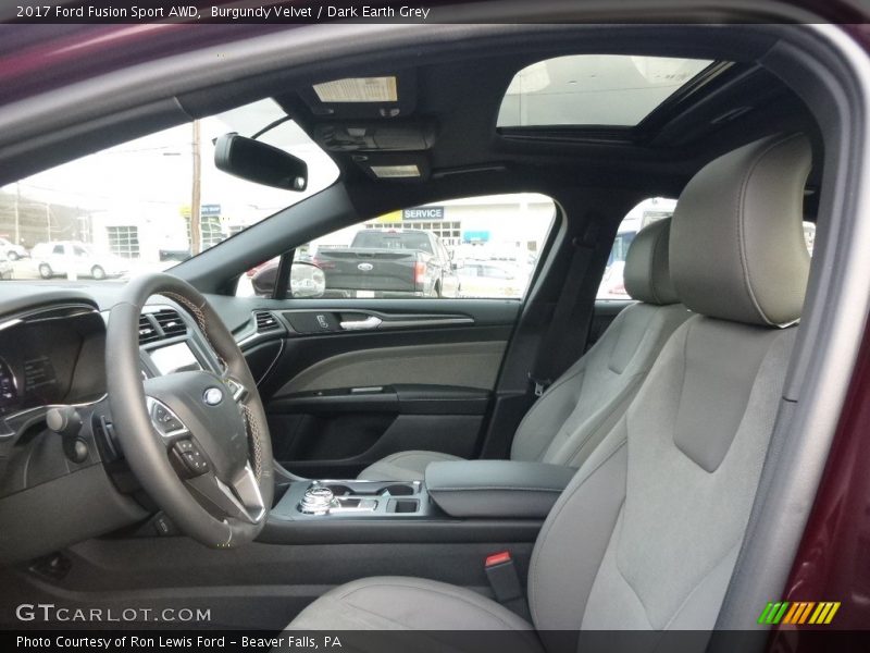 Burgundy Velvet / Dark Earth Grey 2017 Ford Fusion Sport AWD