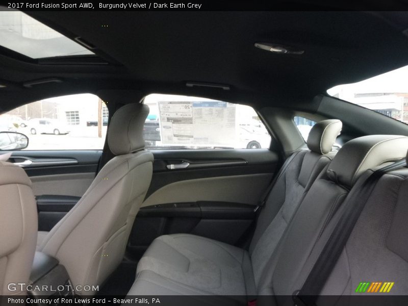 Burgundy Velvet / Dark Earth Grey 2017 Ford Fusion Sport AWD