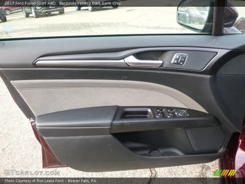 Burgundy Velvet / Dark Earth Grey 2017 Ford Fusion Sport AWD