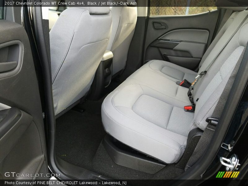 Rear Seat of 2017 Colorado WT Crew Cab 4x4