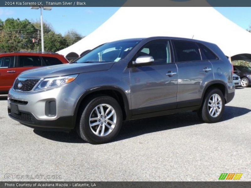 Titanium Silver / Black 2014 Kia Sorento LX