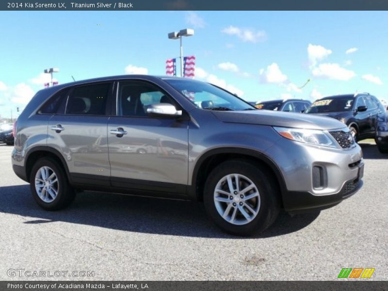 Titanium Silver / Black 2014 Kia Sorento LX