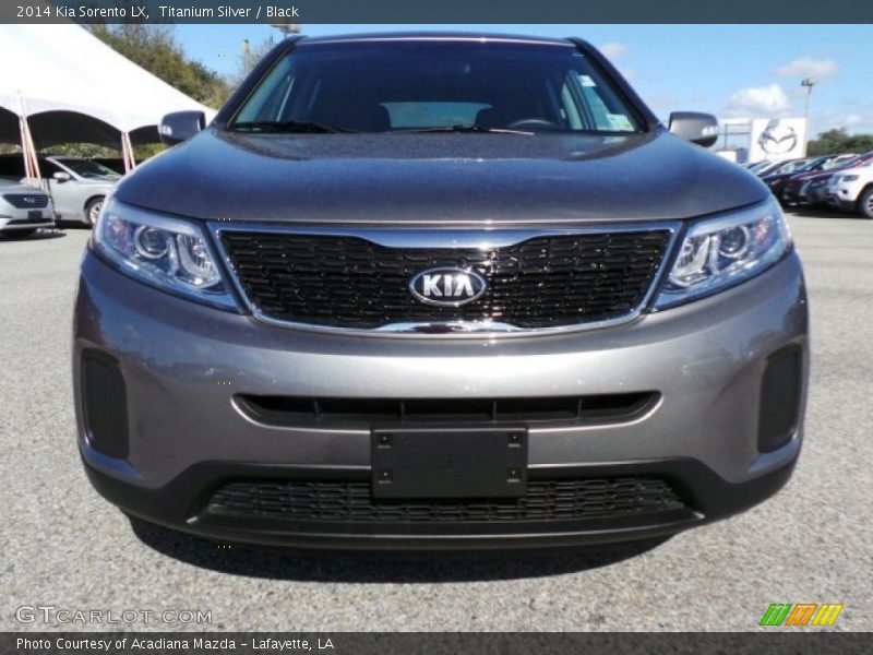 Titanium Silver / Black 2014 Kia Sorento LX