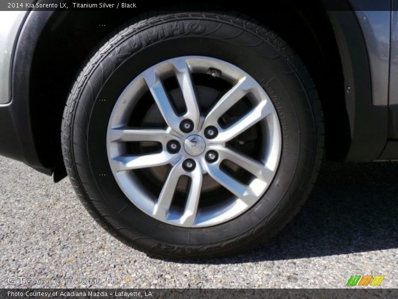 Titanium Silver / Black 2014 Kia Sorento LX
