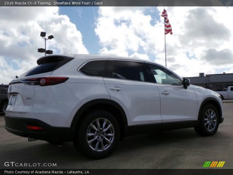 Snowflake White Pearl / Sand 2016 Mazda CX-9 Touring