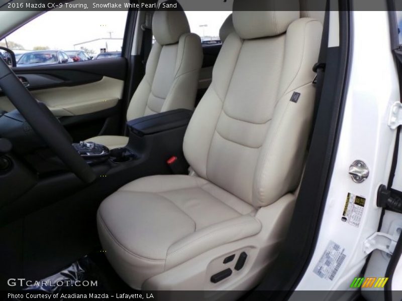 Snowflake White Pearl / Sand 2016 Mazda CX-9 Touring