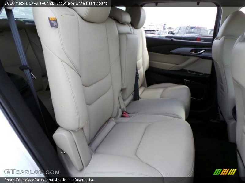 Snowflake White Pearl / Sand 2016 Mazda CX-9 Touring