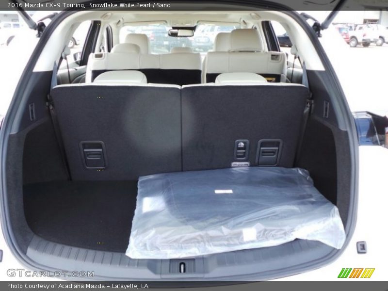 Snowflake White Pearl / Sand 2016 Mazda CX-9 Touring