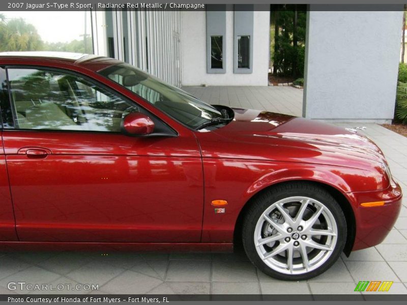 Radiance Red Metallic / Champagne 2007 Jaguar S-Type R Sport