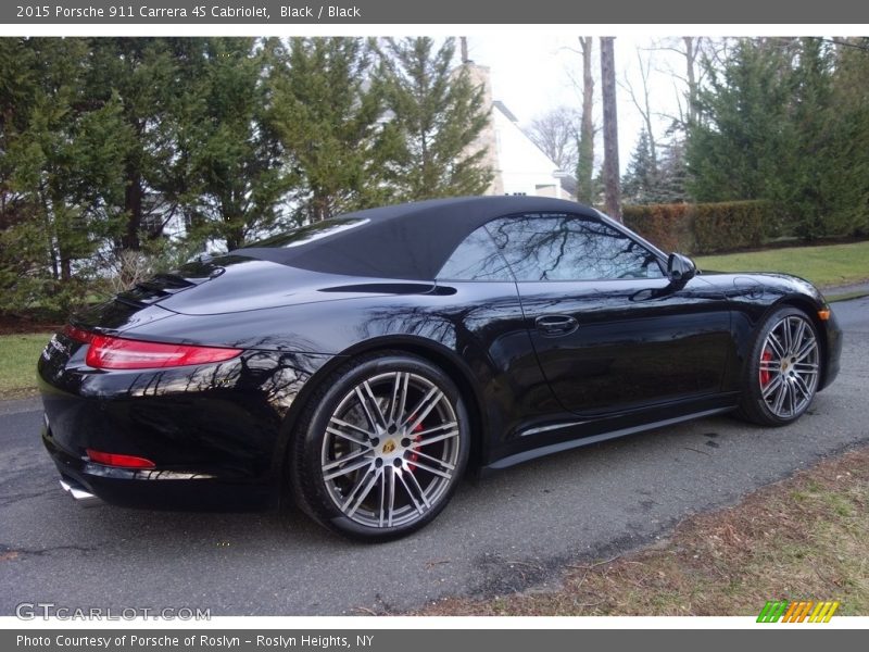 Black / Black 2015 Porsche 911 Carrera 4S Cabriolet