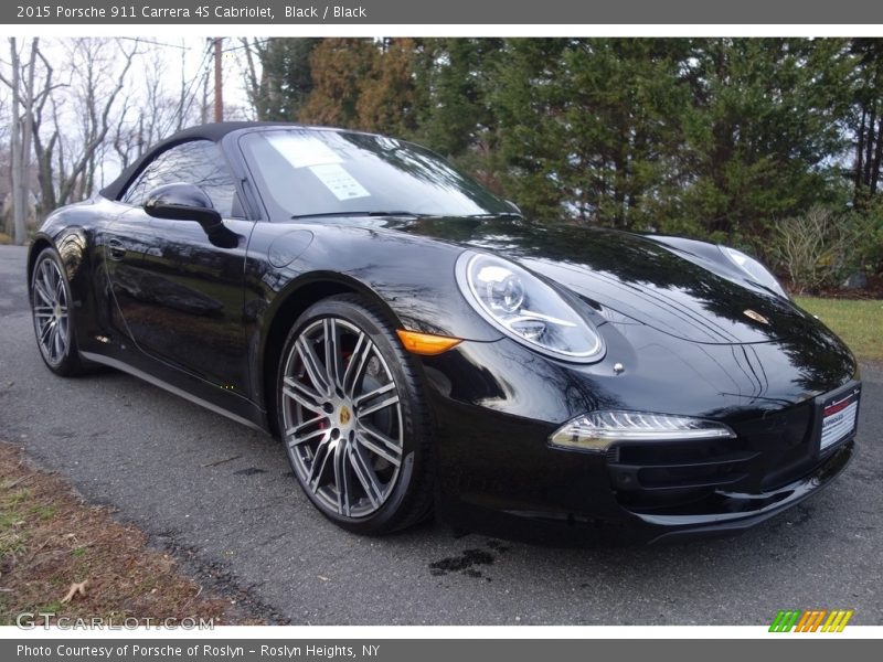 Front 3/4 View of 2015 911 Carrera 4S Cabriolet