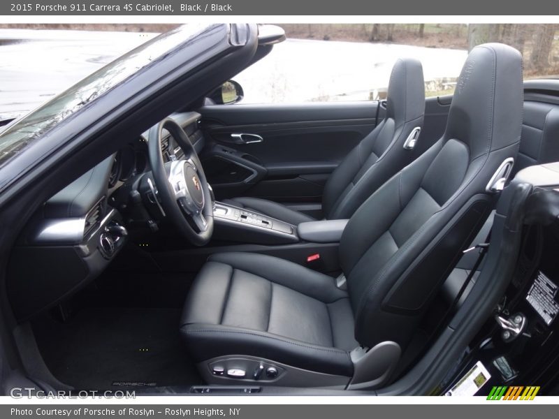 Black / Black 2015 Porsche 911 Carrera 4S Cabriolet