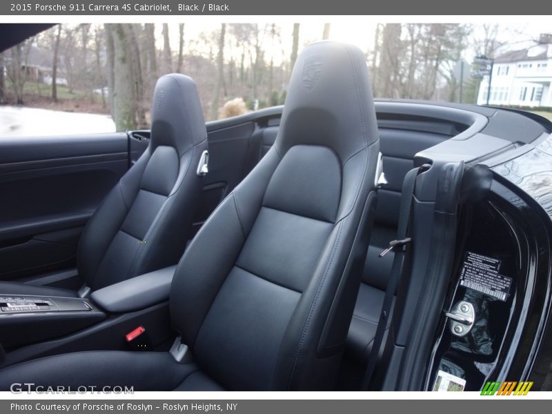 Black / Black 2015 Porsche 911 Carrera 4S Cabriolet