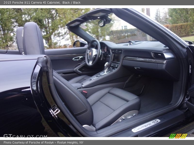 Black / Black 2015 Porsche 911 Carrera 4S Cabriolet