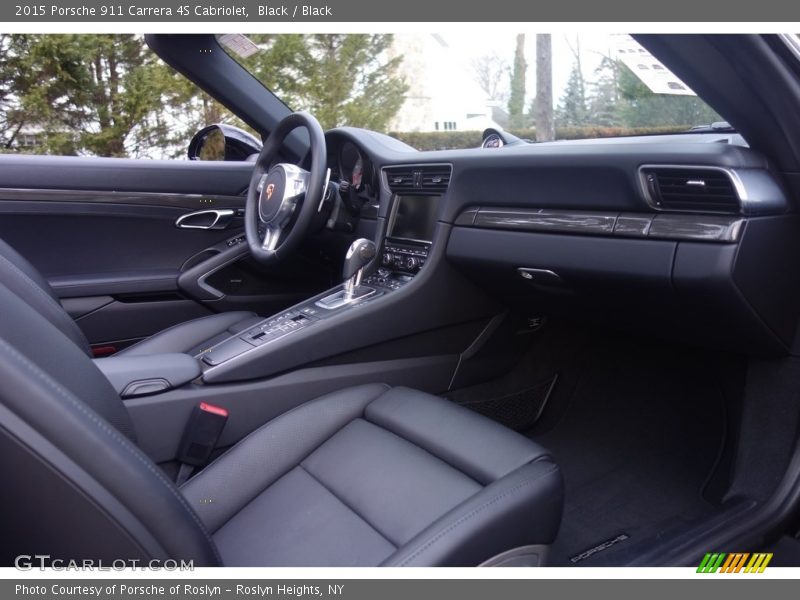 Black / Black 2015 Porsche 911 Carrera 4S Cabriolet