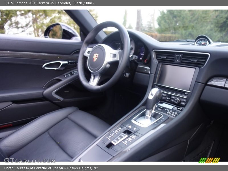 Black / Black 2015 Porsche 911 Carrera 4S Cabriolet