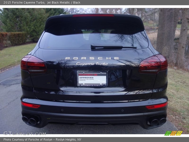 Jet Black Metallic / Black 2015 Porsche Cayenne Turbo