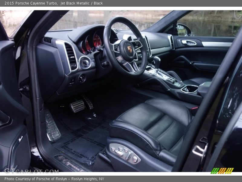 Jet Black Metallic / Black 2015 Porsche Cayenne Turbo