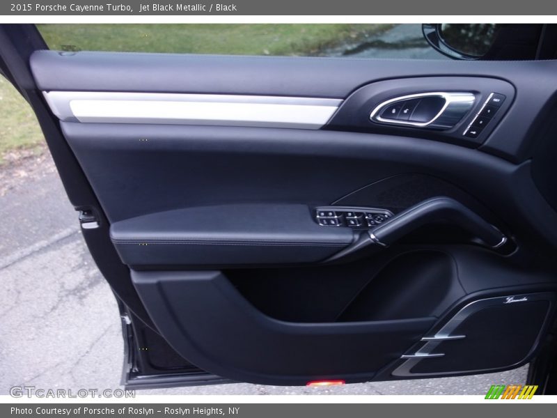 Jet Black Metallic / Black 2015 Porsche Cayenne Turbo