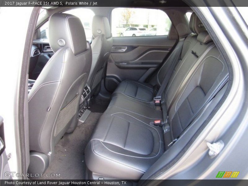 Polaris White / Jet 2017 Jaguar F-PACE 35t AWD S