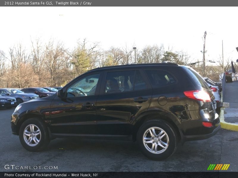 Twilight Black / Gray 2012 Hyundai Santa Fe GLS