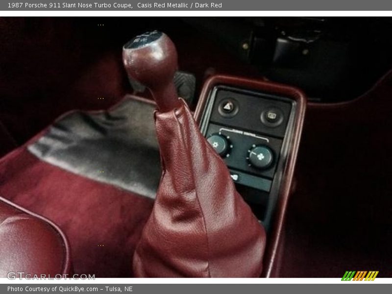  1987 911 Slant Nose Turbo Coupe 4 Speed Manual Shifter