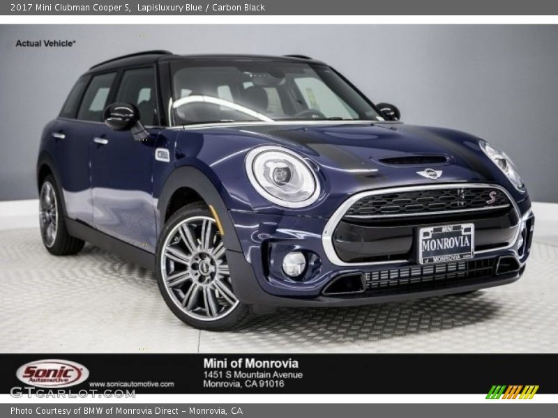 Lapisluxury Blue / Carbon Black 2017 Mini Clubman Cooper S