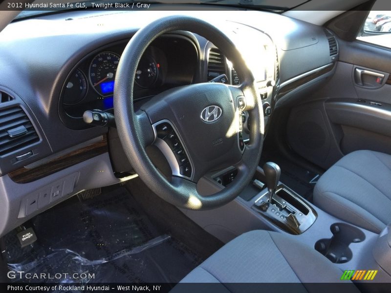 Twilight Black / Gray 2012 Hyundai Santa Fe GLS