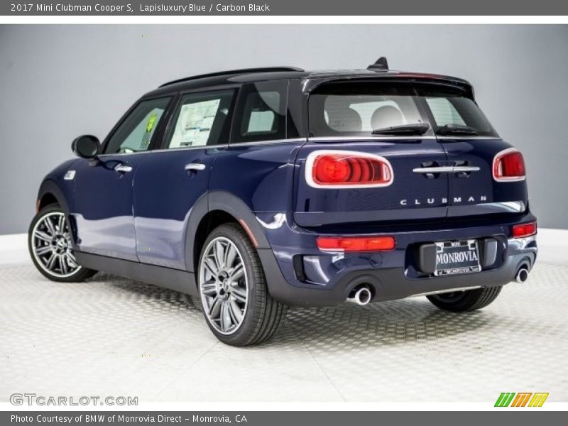 Lapisluxury Blue / Carbon Black 2017 Mini Clubman Cooper S