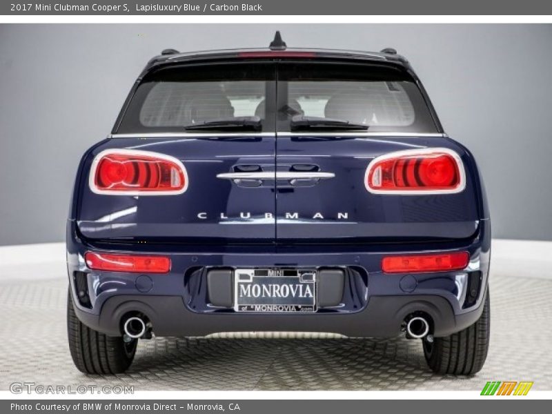 Lapisluxury Blue / Carbon Black 2017 Mini Clubman Cooper S