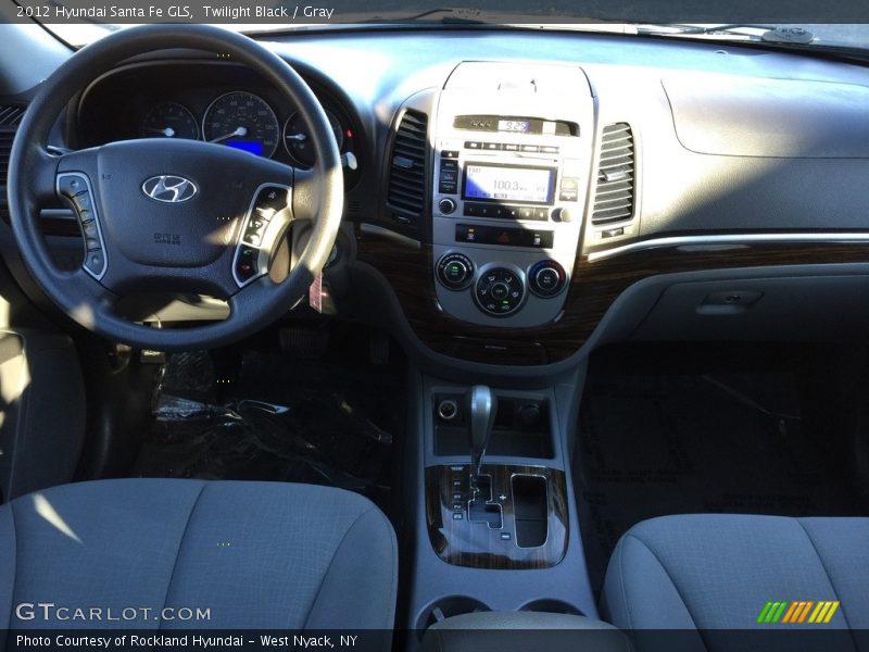 Twilight Black / Gray 2012 Hyundai Santa Fe GLS