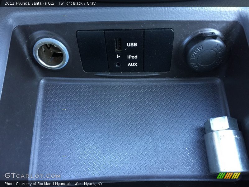 Twilight Black / Gray 2012 Hyundai Santa Fe GLS