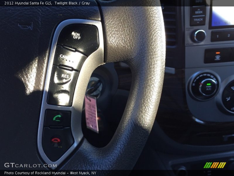 Twilight Black / Gray 2012 Hyundai Santa Fe GLS