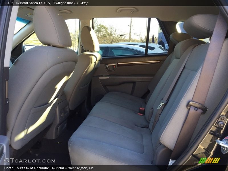 Twilight Black / Gray 2012 Hyundai Santa Fe GLS