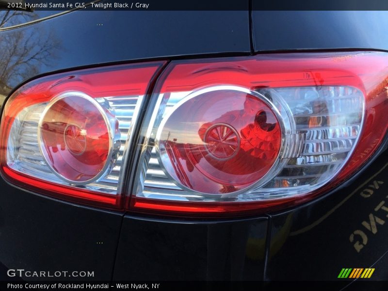 Twilight Black / Gray 2012 Hyundai Santa Fe GLS