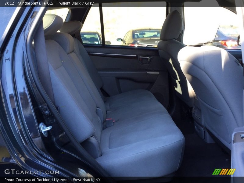 Twilight Black / Gray 2012 Hyundai Santa Fe GLS