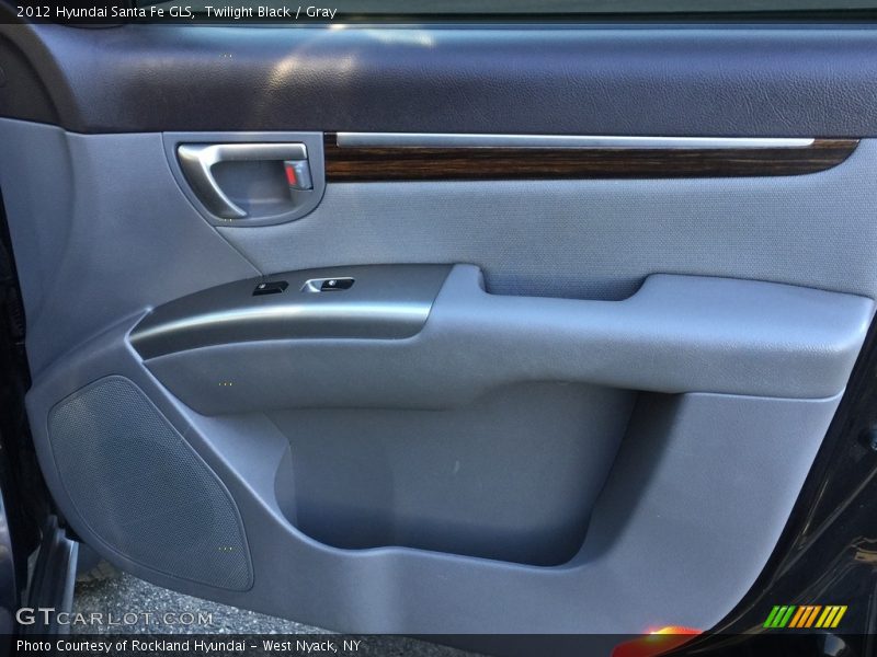 Twilight Black / Gray 2012 Hyundai Santa Fe GLS