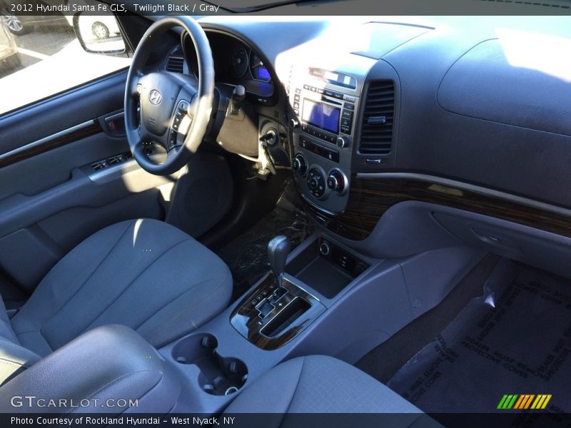 Twilight Black / Gray 2012 Hyundai Santa Fe GLS