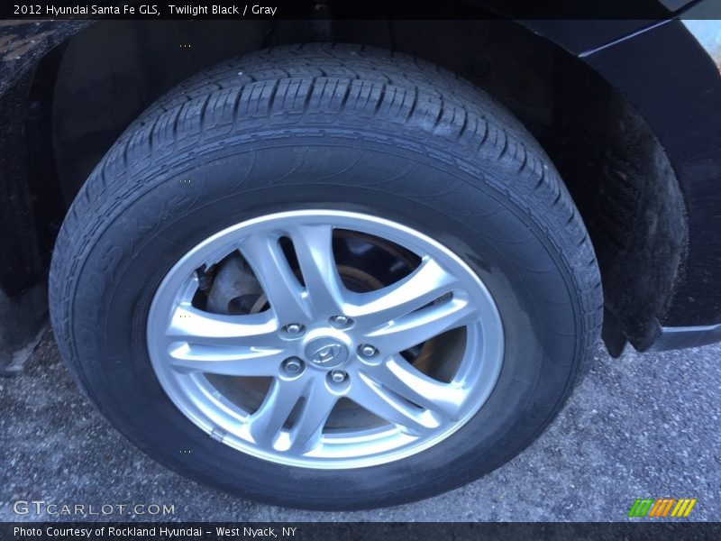 Twilight Black / Gray 2012 Hyundai Santa Fe GLS