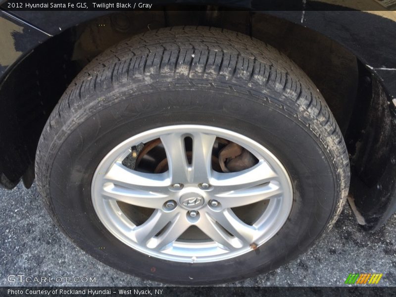 Twilight Black / Gray 2012 Hyundai Santa Fe GLS