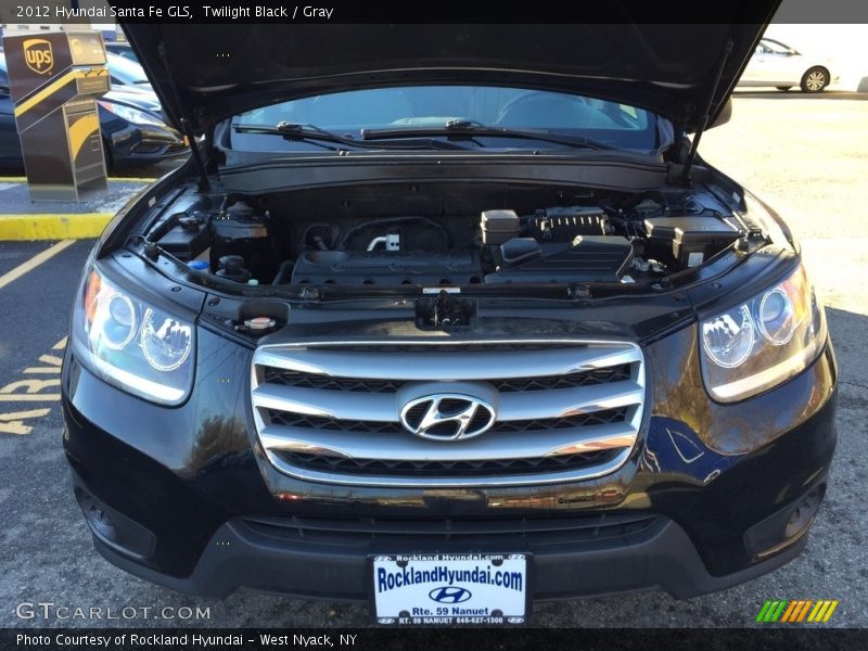 Twilight Black / Gray 2012 Hyundai Santa Fe GLS