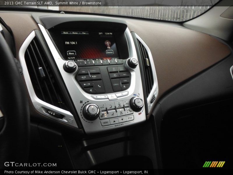 Summit White / Brownstone 2013 GMC Terrain SLT AWD