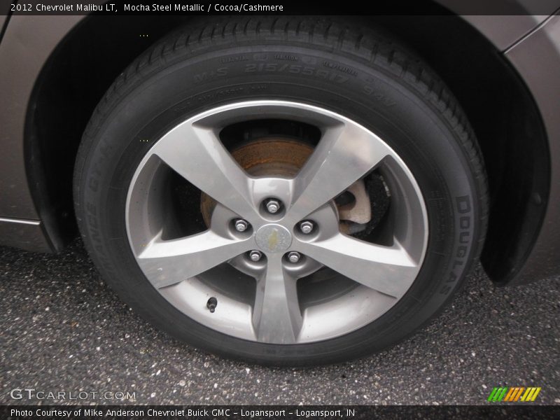 Mocha Steel Metallic / Cocoa/Cashmere 2012 Chevrolet Malibu LT