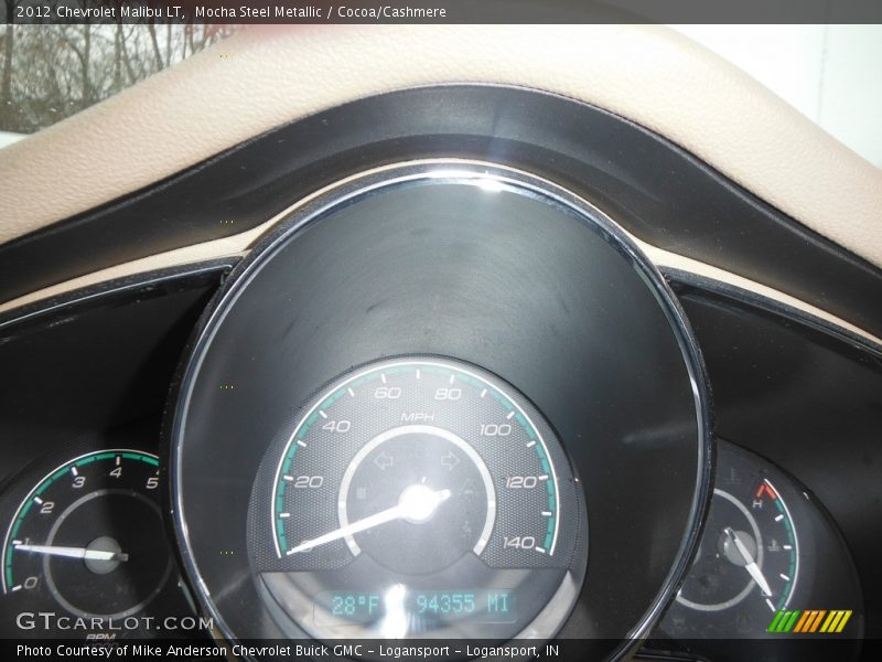 Mocha Steel Metallic / Cocoa/Cashmere 2012 Chevrolet Malibu LT