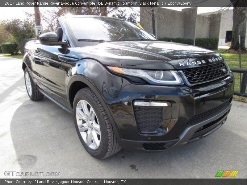  2017 Range Rover Evoque Convertible HSE Dynamic Santorini Black Metallic