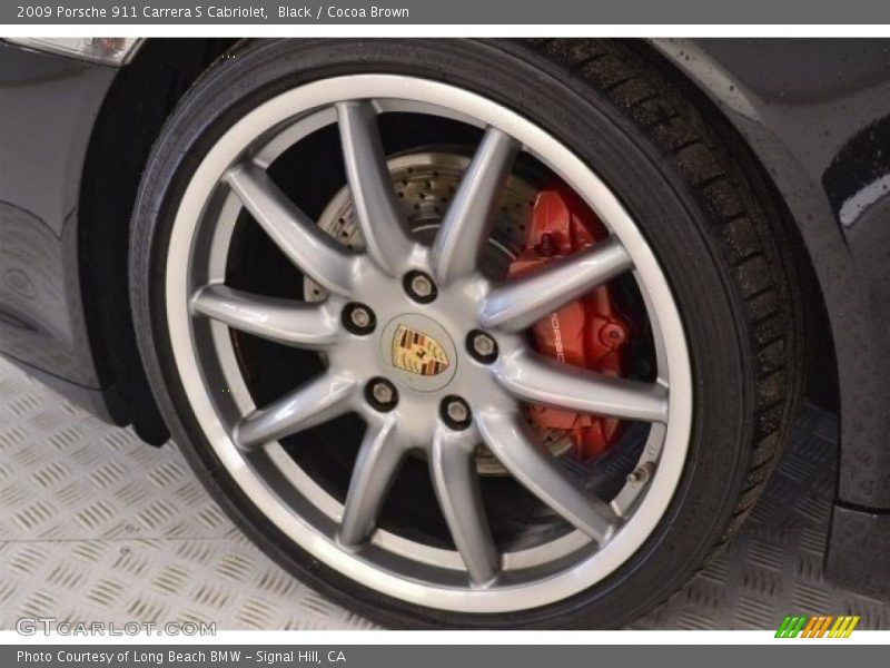 Black / Cocoa Brown 2009 Porsche 911 Carrera S Cabriolet