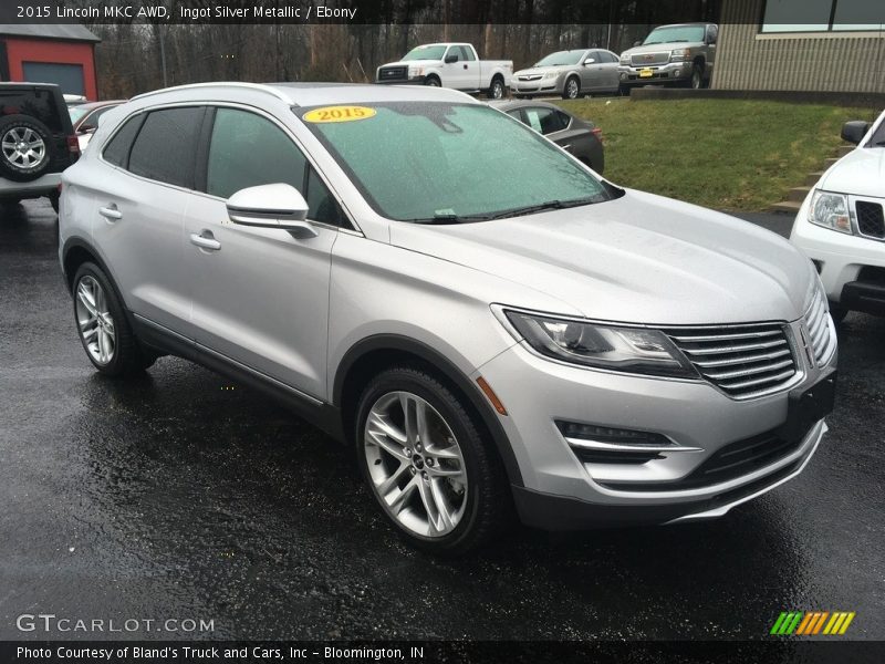 Ingot Silver Metallic / Ebony 2015 Lincoln MKC AWD
