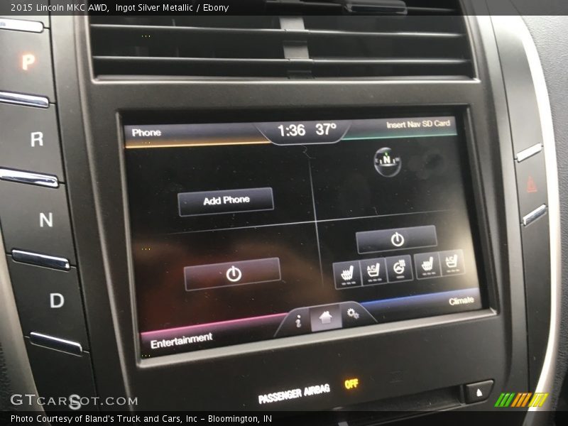 Ingot Silver Metallic / Ebony 2015 Lincoln MKC AWD