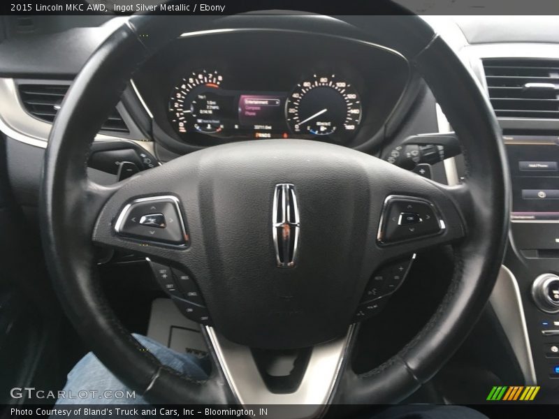 Ingot Silver Metallic / Ebony 2015 Lincoln MKC AWD