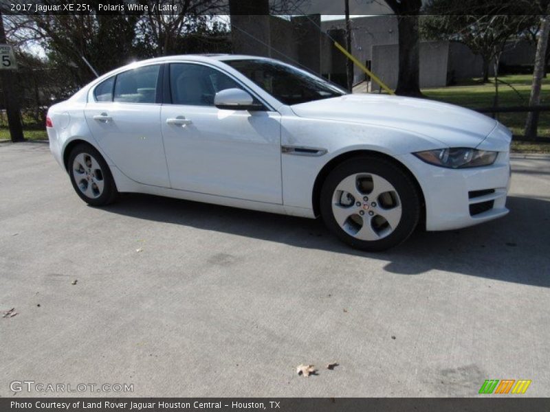 Polaris White / Latte 2017 Jaguar XE 25t